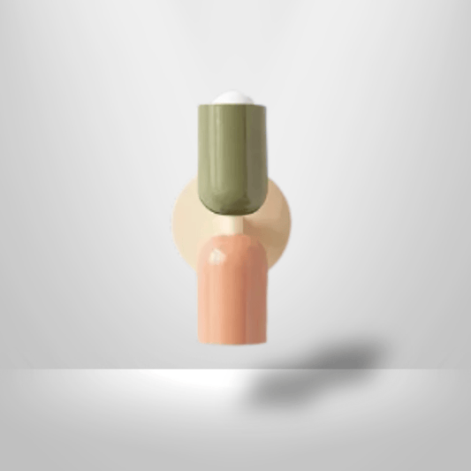 Lampe de Chevet Murale - ArkaWall | Cocon de Lune Vert/Rose