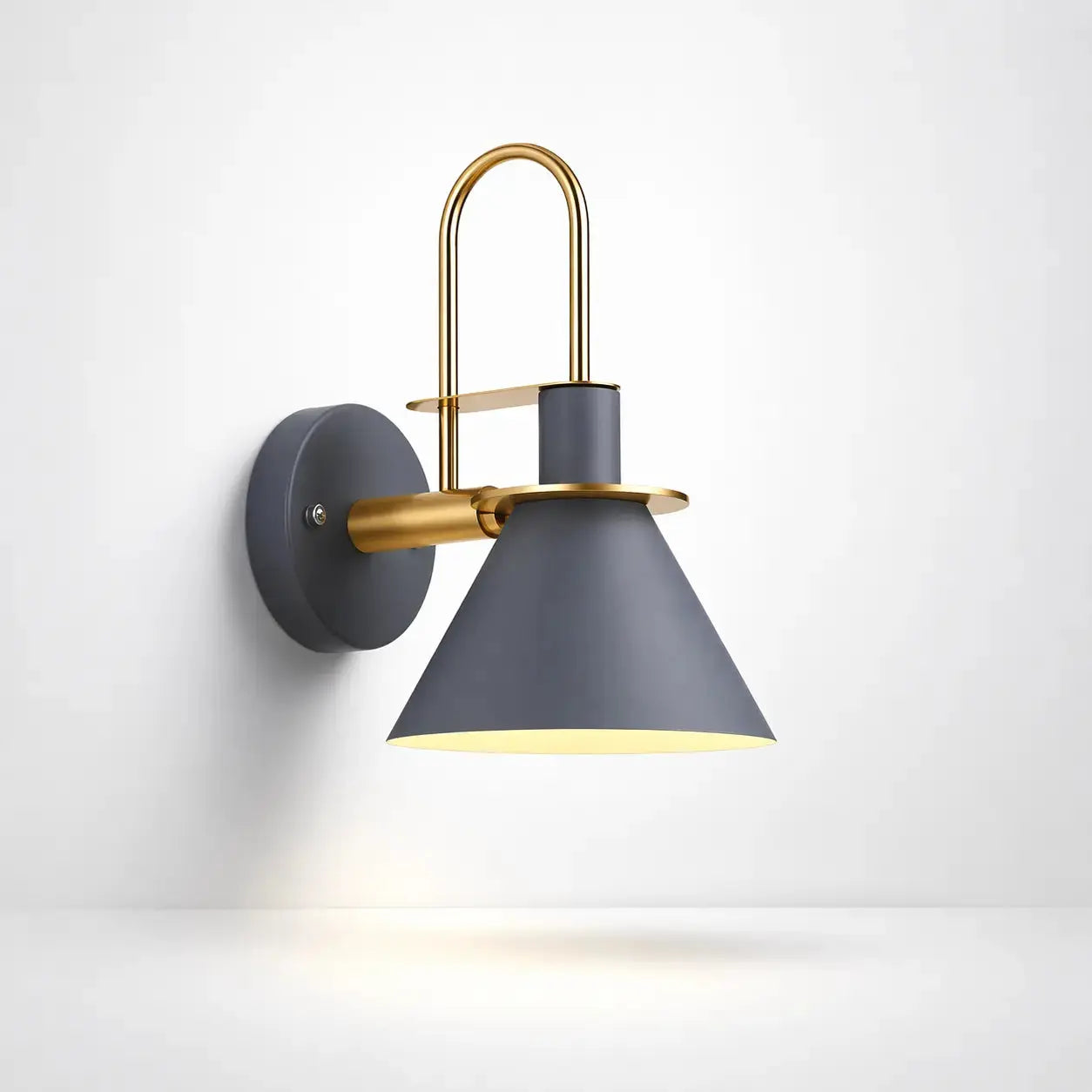 Lampe de Chevet Murale Colorée - LumiWall | Cocon de Lune Gris