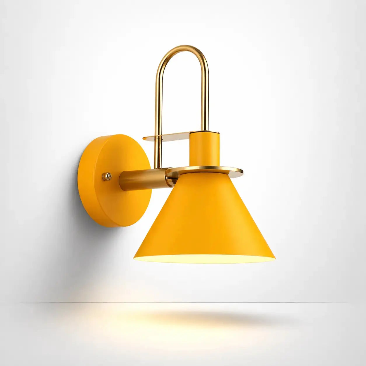 Lampe de Chevet Murale Colorée - LumiWall | Cocon de Lune Jaune