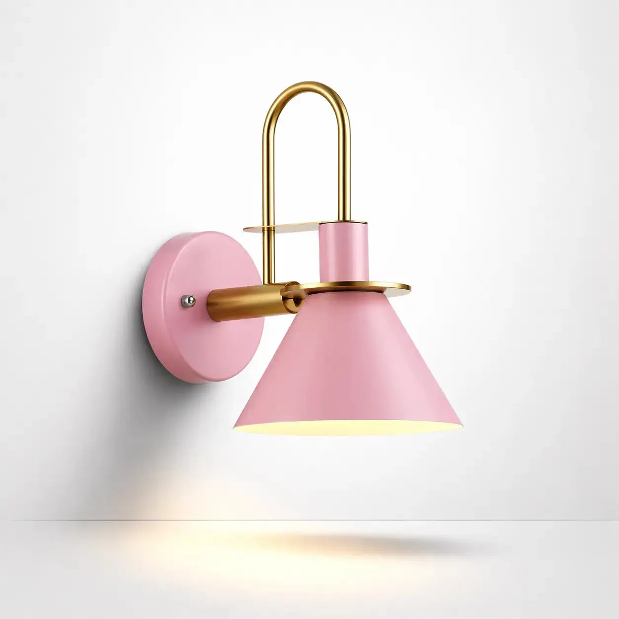Lampe de Chevet Murale Colorée - LumiWall | Cocon de Lune Rose