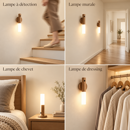 Lampe de Chevet Murale Magnétique Amovible - Brindille | Cocon de Lune - Chevet, couloir, escalier, dressing