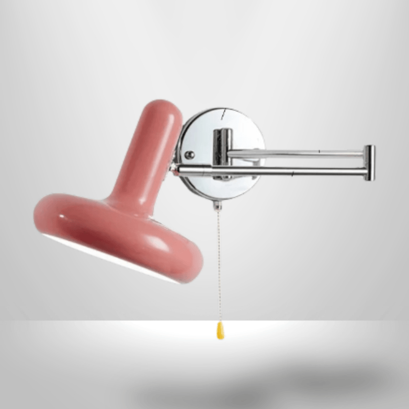 Lampe de Chevet Murale - PureWall | Cocon de Lune Rose Switch