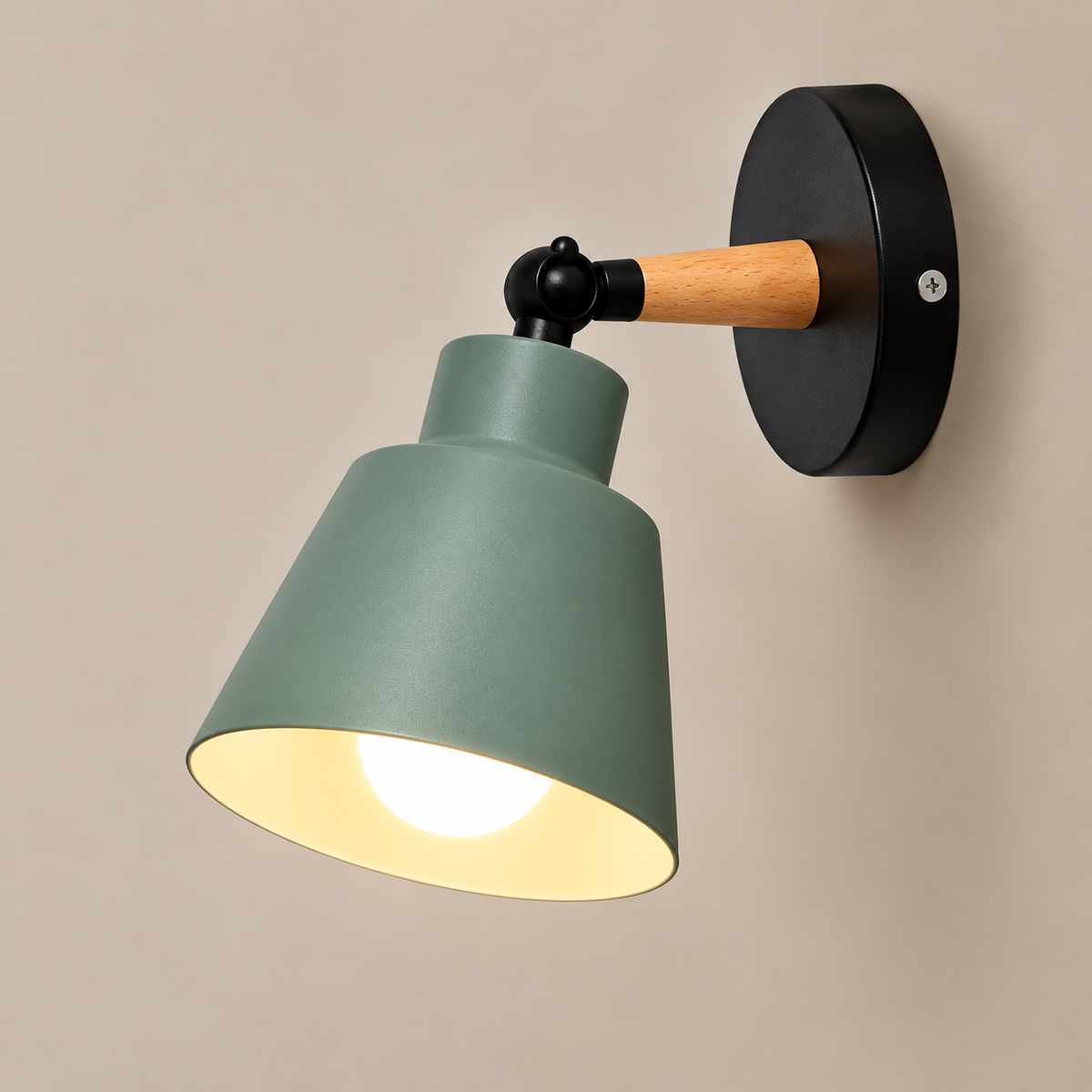 Lampe de Chevet Murale Orientable - Rameau - Vert | Cocon de Lune