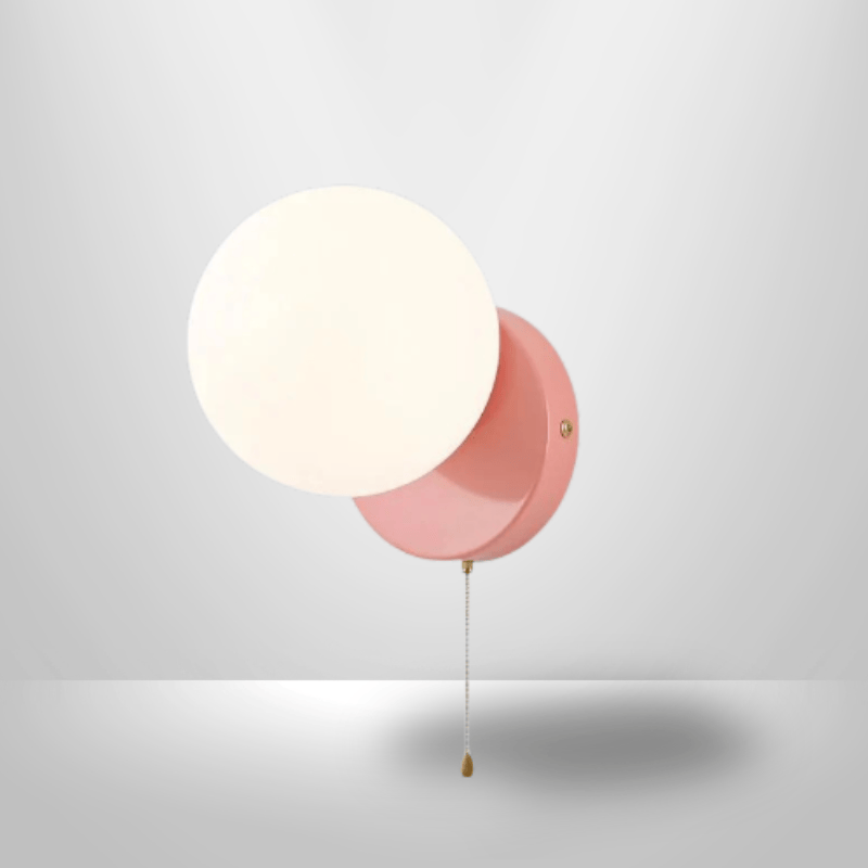Lampe de Chevet Murale - WallLightSoft | Cocon de Lune Rose  A / Froid