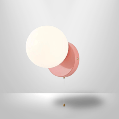Lampe de Chevet Murale - WallLightSoft | Cocon de Lune Rose  A / Froid