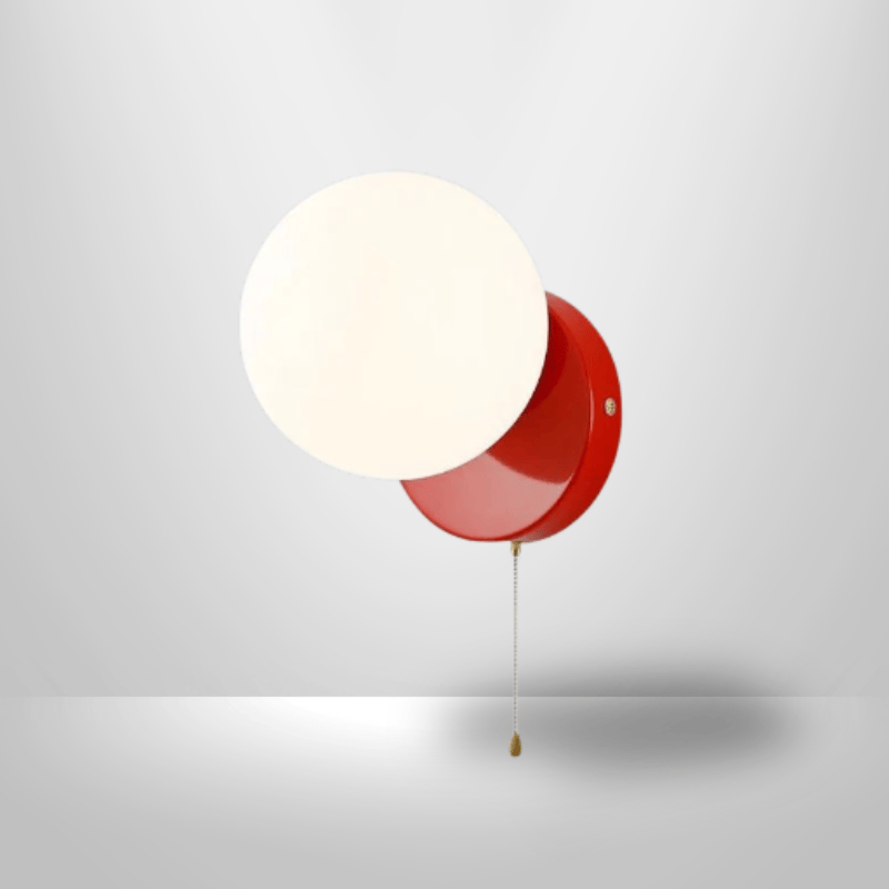Lampe de Chevet Murale - WallLightSoft | Cocon de Lune Rouge A / Froid