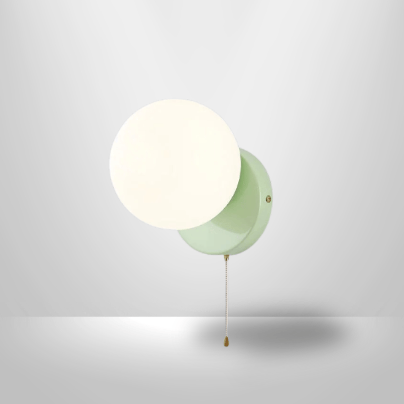 Lampe de Chevet Murale - WallLightSoft | Cocon de Lune Vert A / Froid