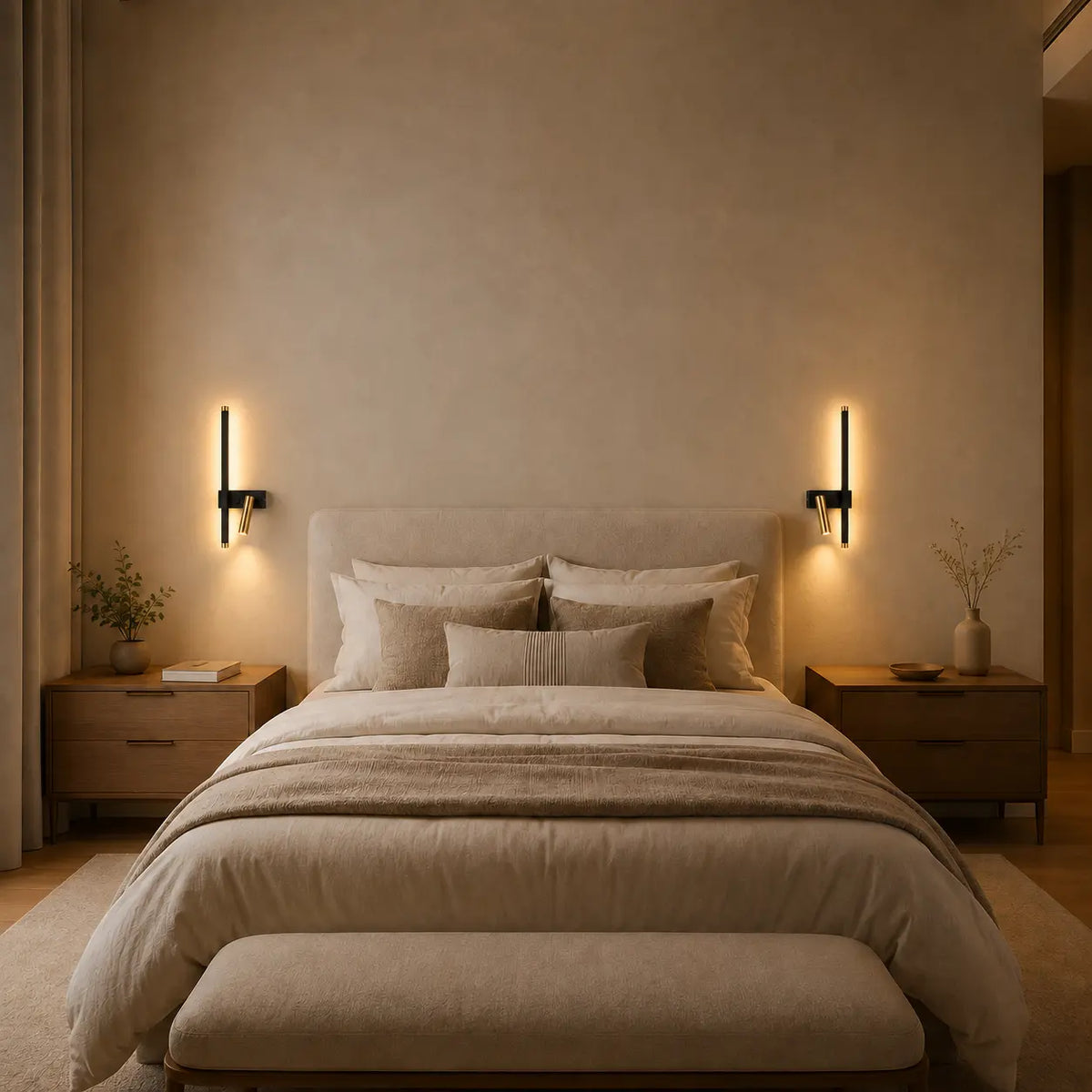 Lampe de Chevet Murale Liseuse Orientable - WallLux Cocon de Lune