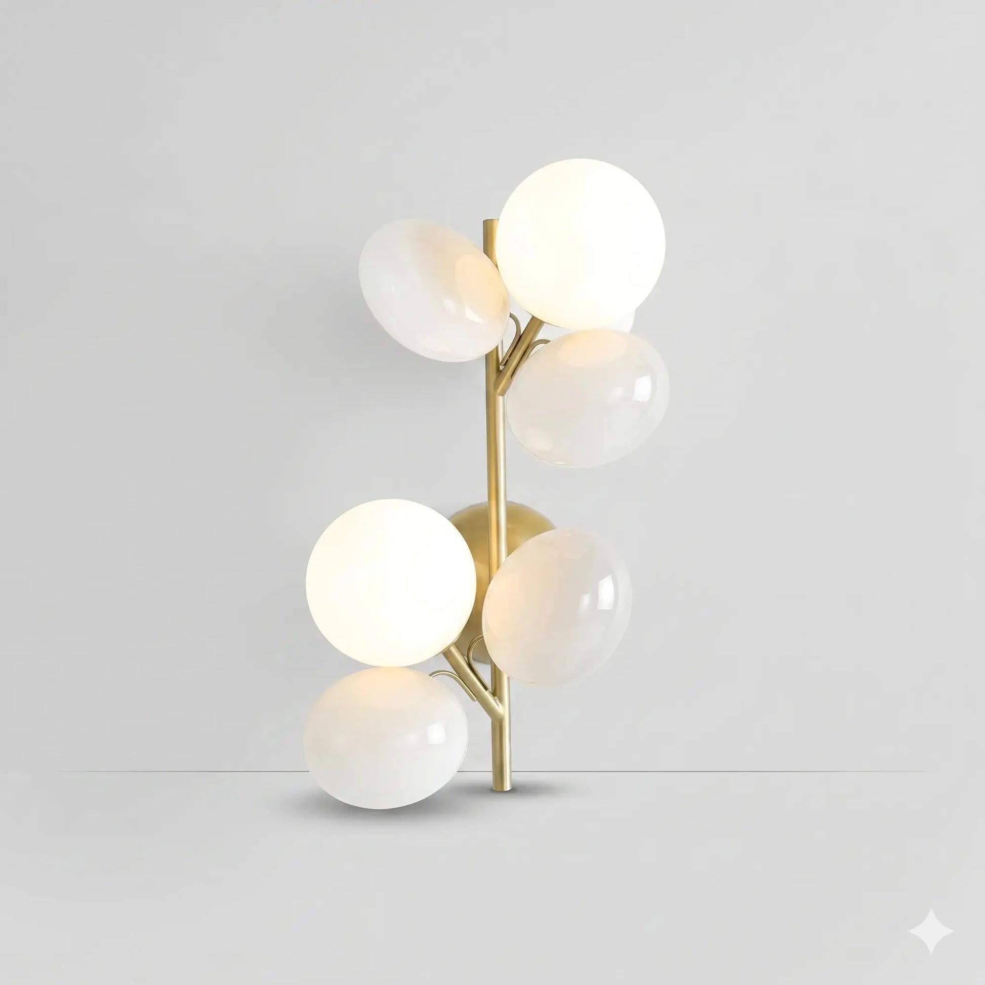 Lampe de Chevet Murale Sans Fil Lumière Chaude ou Froide - WallPure | Cocon de Lune Blanc x2