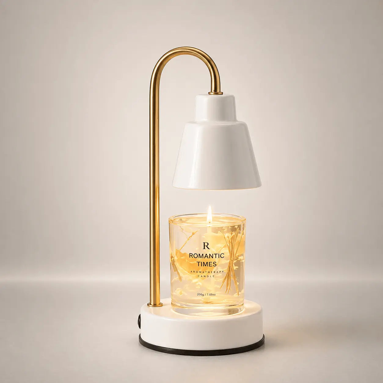 Lampe de Chevet Originale - Fusion | Cocon de Lune Blanc