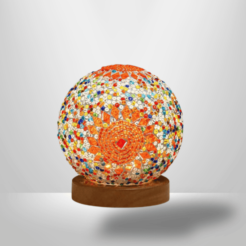 Lampe de Chevet Originale - Orbio | Cocon de Lune Orange