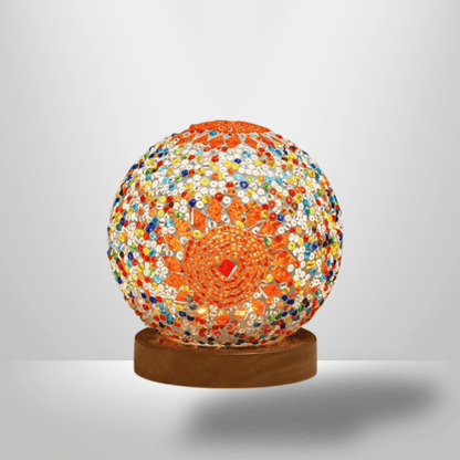 Lampe de Chevet Originale - Orbio | Cocon de Lune Orange