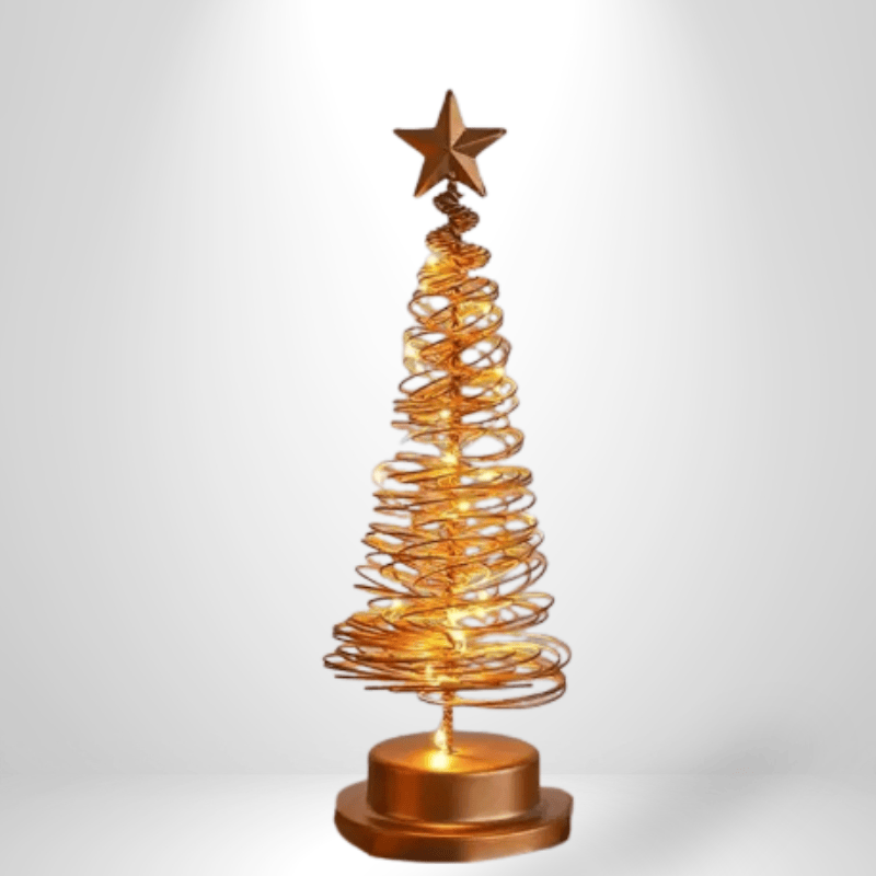 Lampe de Chevet Originale - PopLight | Cocon de Lune Arbre de Noel Or