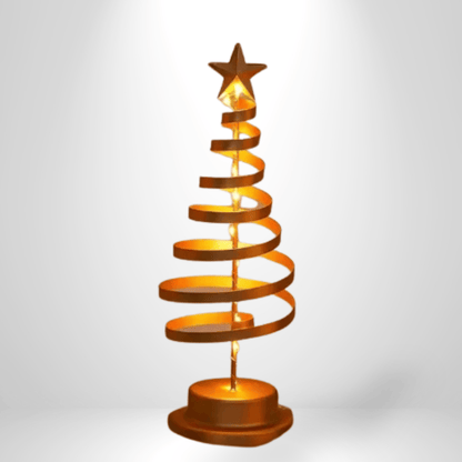 Lampe de Chevet Originale - PopLight | Cocon de Lune Arbre spirale Or