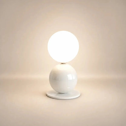 Lampe de Chevet Originale - Spheria | Cocon de Lune Blanc