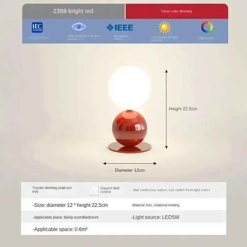 Lampe de Chevet Originale - Spheria - Cocon de Lune