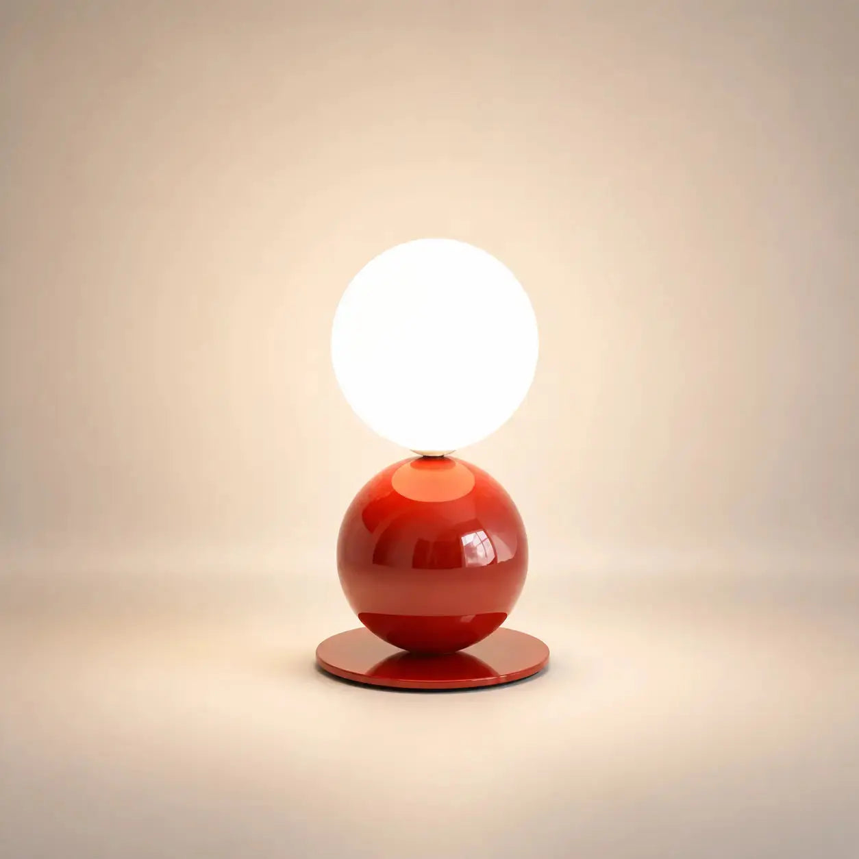 Lampe de Chevet Originale - Spheria | Cocon de Lune Rouge