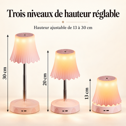 Dimensions de la lampe Sensor : trois hauteurs réglables de 13, 20 et 30 cm | Cocon de Lune