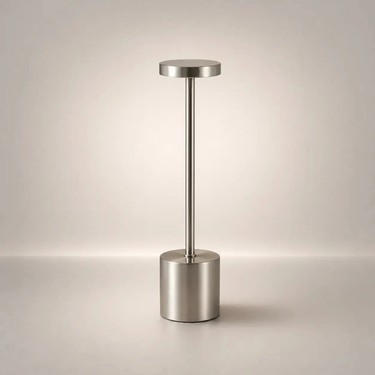 Lampe de Chevet Sans Fil - AirGlow | Cocon de Lune Argent