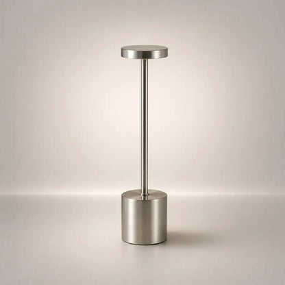 Lampe de Chevet Sans Fil - AirGlow | Cocon de Lune Argent
