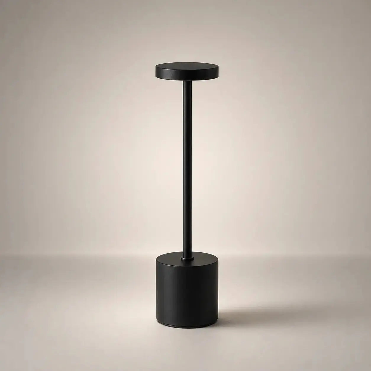 Lampe de Chevet Sans Fil - AirGlow | Cocon de Lune Noir