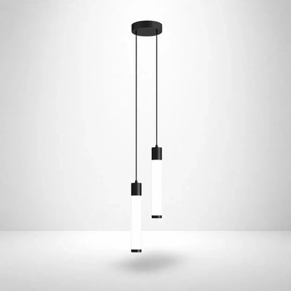 Lampe de Chevet Suspendue - Bâton | Cocon de Lune Noir x2 25cm / Chaud