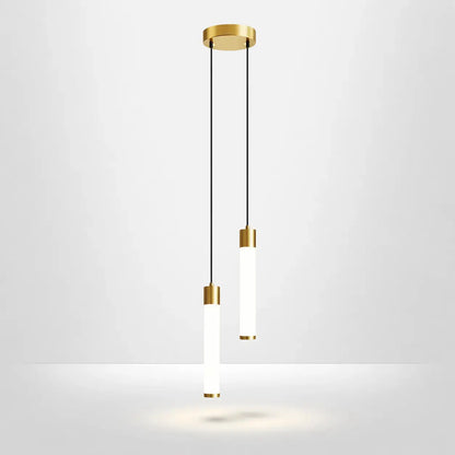 Lampe de Chevet Suspendue - Bâton | Cocon de Lune Or x2 25cm / Chaud
