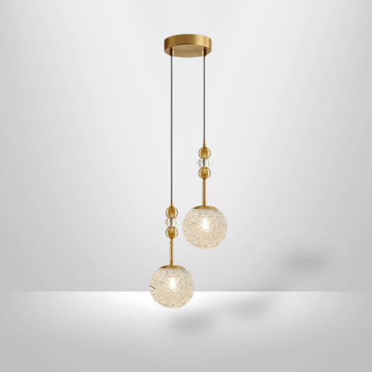 Lampe de Chevet Suspendue - Boule de Verre | Cocon de Lune Boule design x2