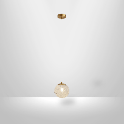 Lampe de Chevet Suspendue - Boule de Verre | Cocon de Lune Boule simple