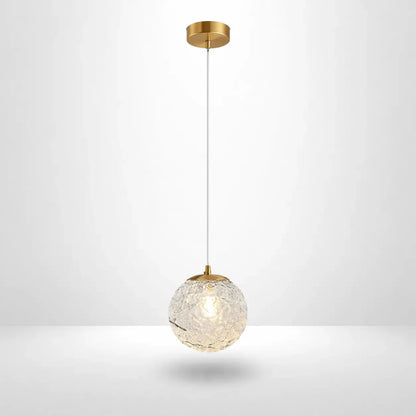 Lampe de Chevet Suspendue en Verre - Boule de Verre | Cocon de Lune Boule simple