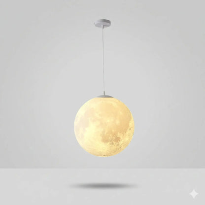 Lampe de Chevet Suspendue - Corde de Lune | Cocon de Lune diamètre 15cm