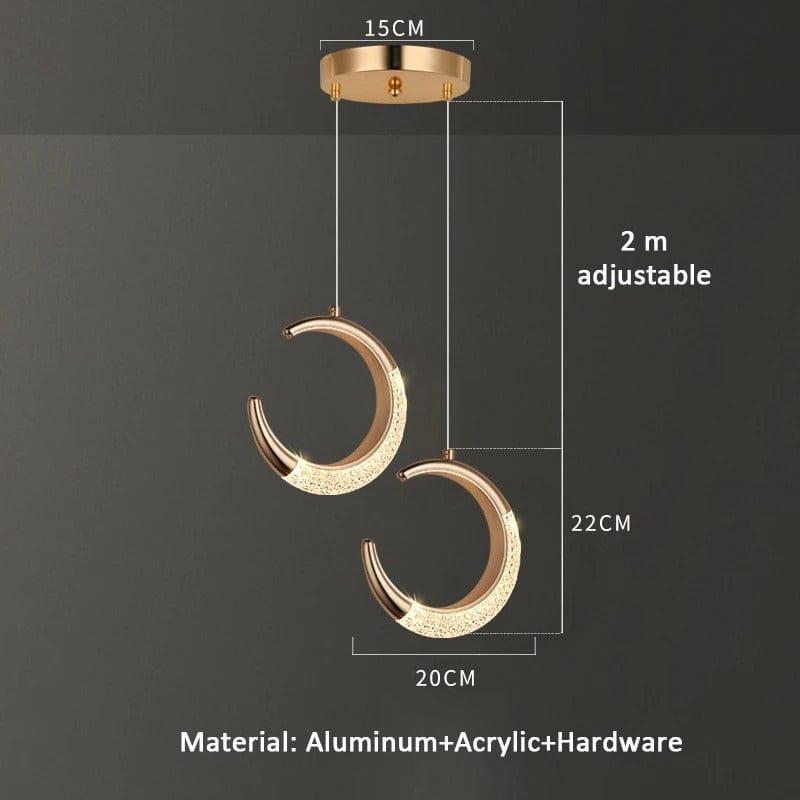 Lampe de Chevet Suspendue - Fil de Lune | Cocon de Lune