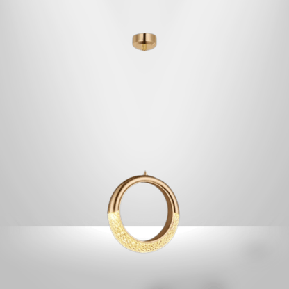 Lampe de Chevet Suspendue - Fil de Lune | Cocon de Lune Cercle / Lumière Blanche