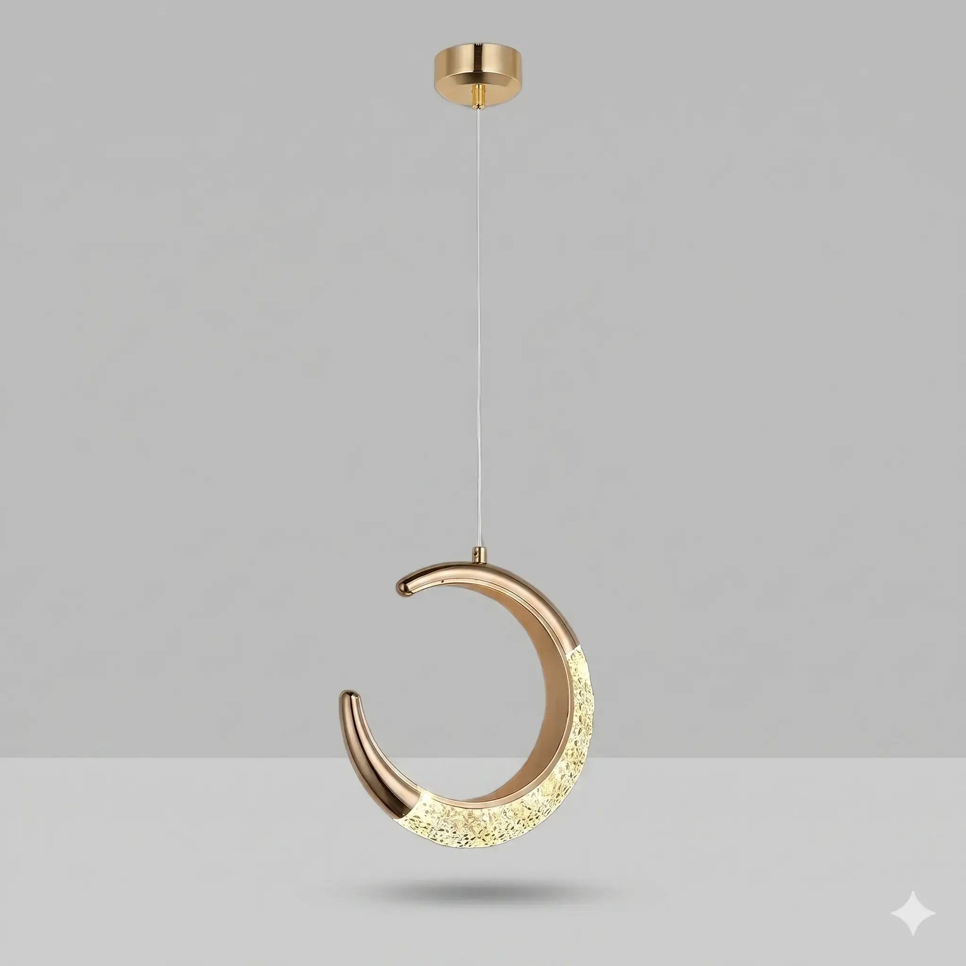 Lampe de Chevet Suspendue - Fil de Lune | Cocon de Lune Lune / Lumière Blanche