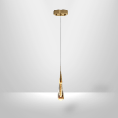 Lampe de Chevet Suspendue - Tige de Lumière | Cocon de Lune Goutte d'Eau / Chaud