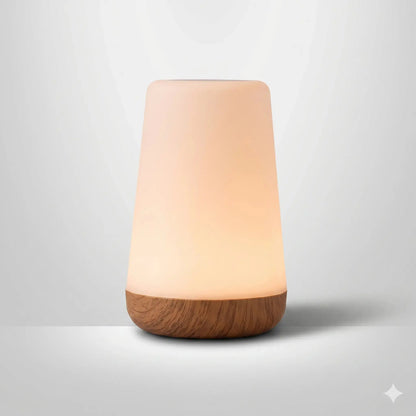 Lampe de Chevet Tactile RGB Rechargeable - LumiSense | Cocon de Lune RGB