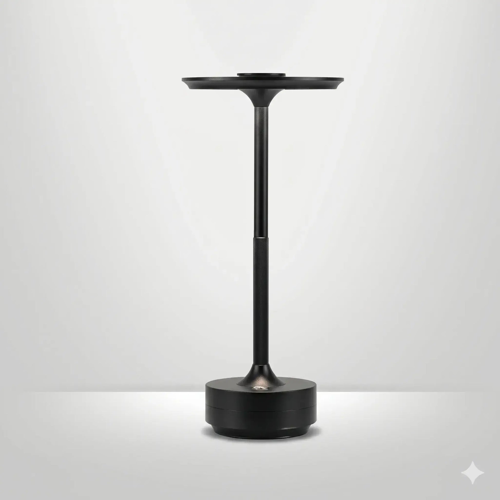 Lampe de Chevet Tactile en Aluminium - LumiTouch | Cocon de Lune Noir