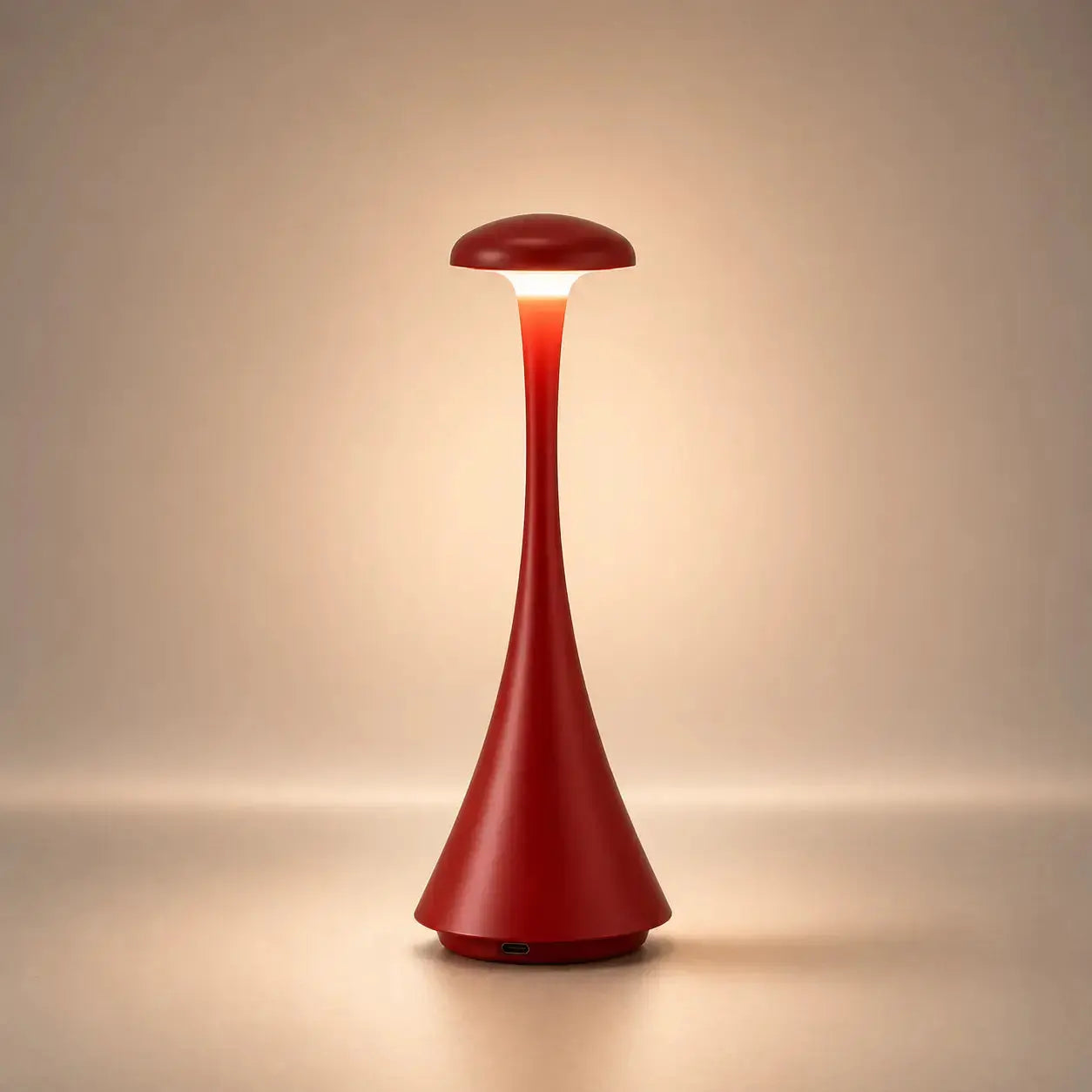Lampe de Chevet Tactile - SlideTouch | Cocon de Lune Rouge