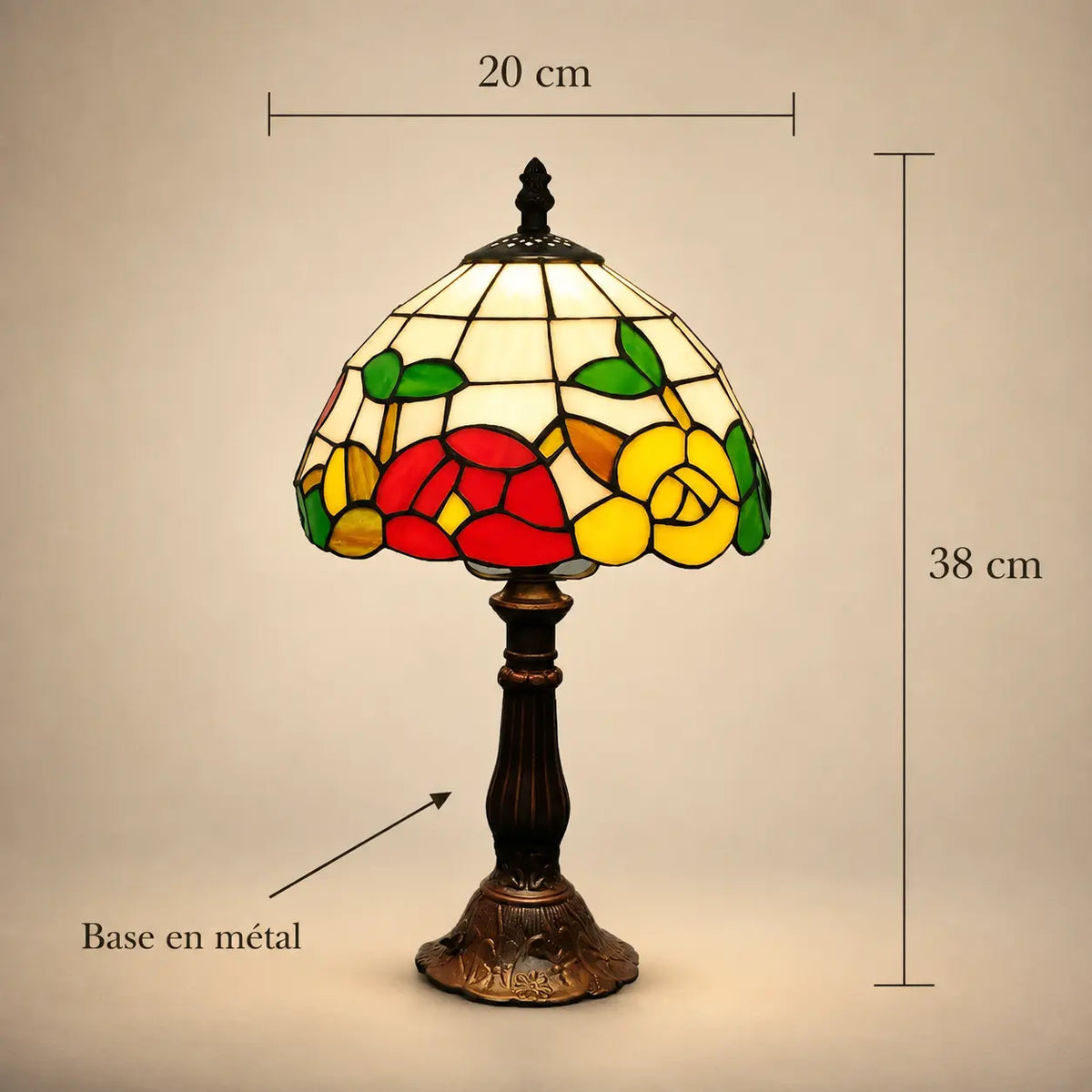 Lampe de Chevet Tiffany - AmberLeaf Cocon de Lune