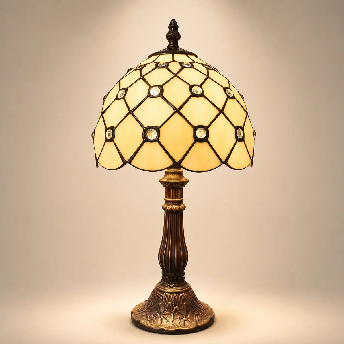 Lampe de Chevet Tiffany - AmberLeaf Cocon de Lune