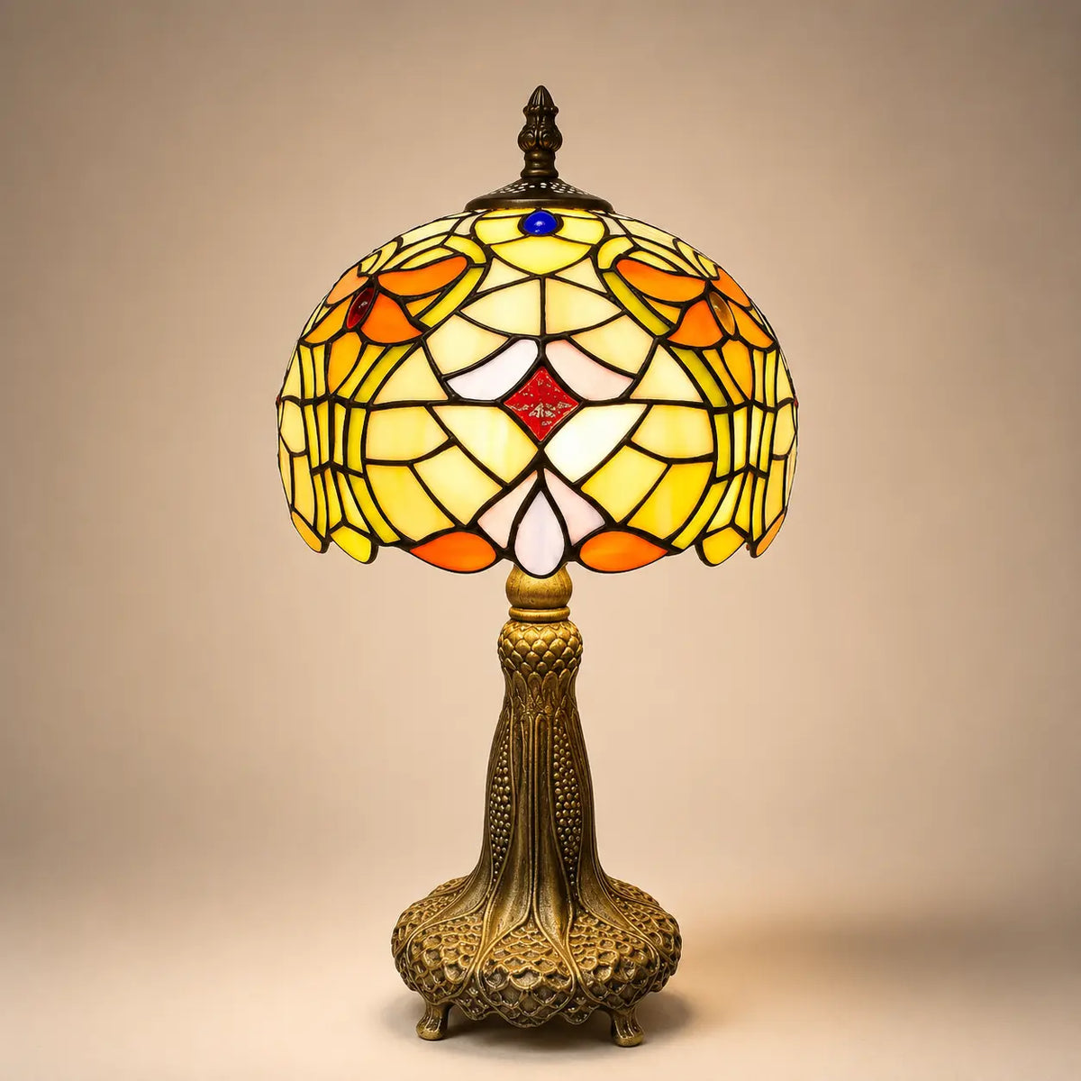 Lampe de Chevet Tiffany - AmberLeaf Cocon de Lune