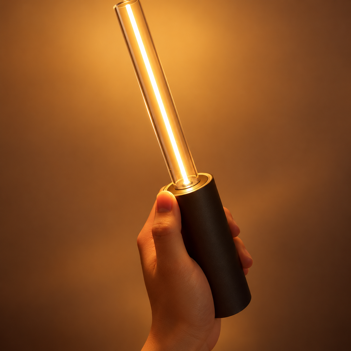 Lampe de Chevet Tube Sans Fil - WandLight | Cocon de Lune - Tenue en main comme une baladeuse