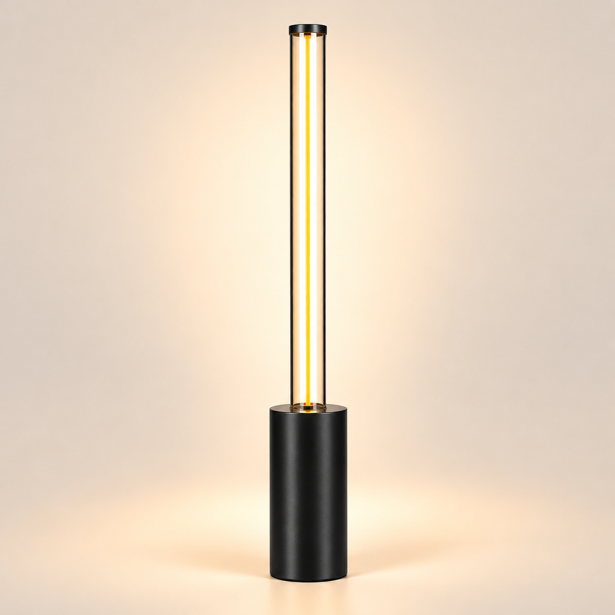 Lampe de Chevet Tube Sans Fil - WandLight | Cocon de Lune - Coloris noir