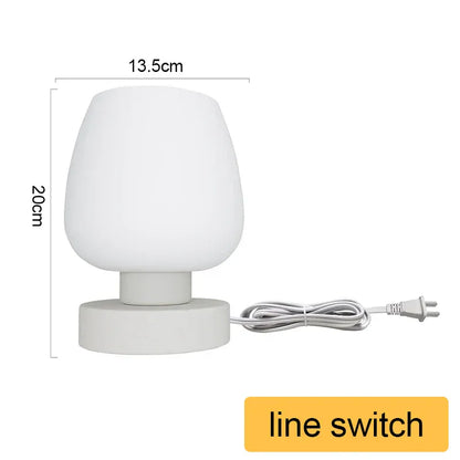 Lampe de Chevet en Verre - Clair de Lune | Cocon de Lune Pas d'interface USB