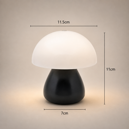 Lampe champignon Petite Ronde en ambiance dans une chambre cosy | Cocon de Lune