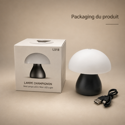 Format compact de la lampe Petite Ronde sur une petite table de chevet | Cocon de Lune