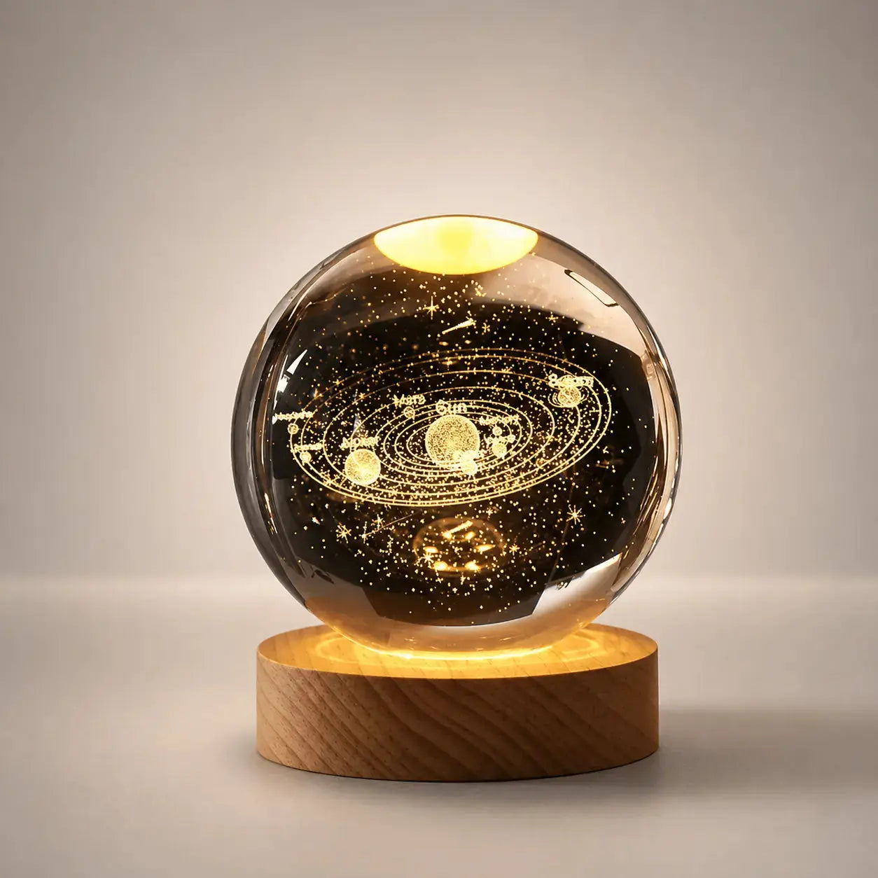 Petite Lampe de Chevet - MiniLune | Cocon de Lune Système Solaire