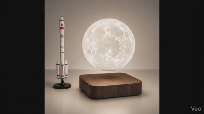 Lampe de Chevet Lune en Lévitation - Lune Douce