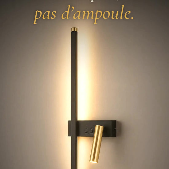 Lampe de Chevet Murale Liseuse Orientable - WallLux | Cocon de Lune - Vidéo ambiance
