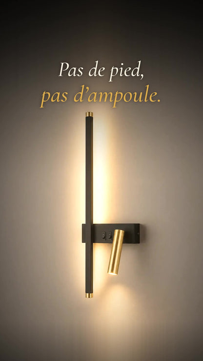 Lampe de Chevet Murale Liseuse Orientable - WallLux | Cocon de Lune - Vidéo ambiance
